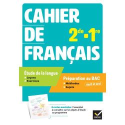 Cahier de français : 2de,...