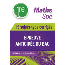 Spé Maths - Première - 15...