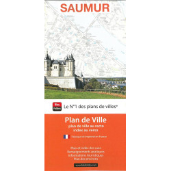 Saumur : plan de ville...