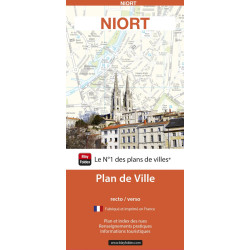 Niort : Plan de ville...
